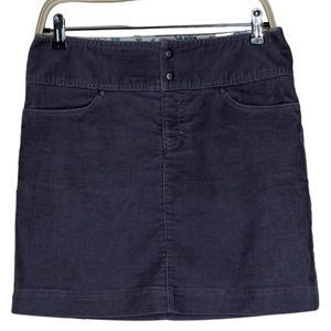 Athleta Vintage Ridge Purple Corduroy Size 4 Skirt